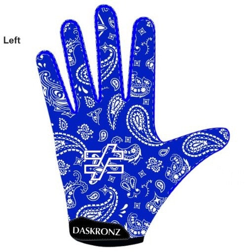 Blue bandana Gloves