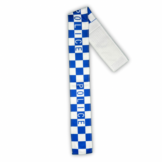POLICE STREAMER TOWEL