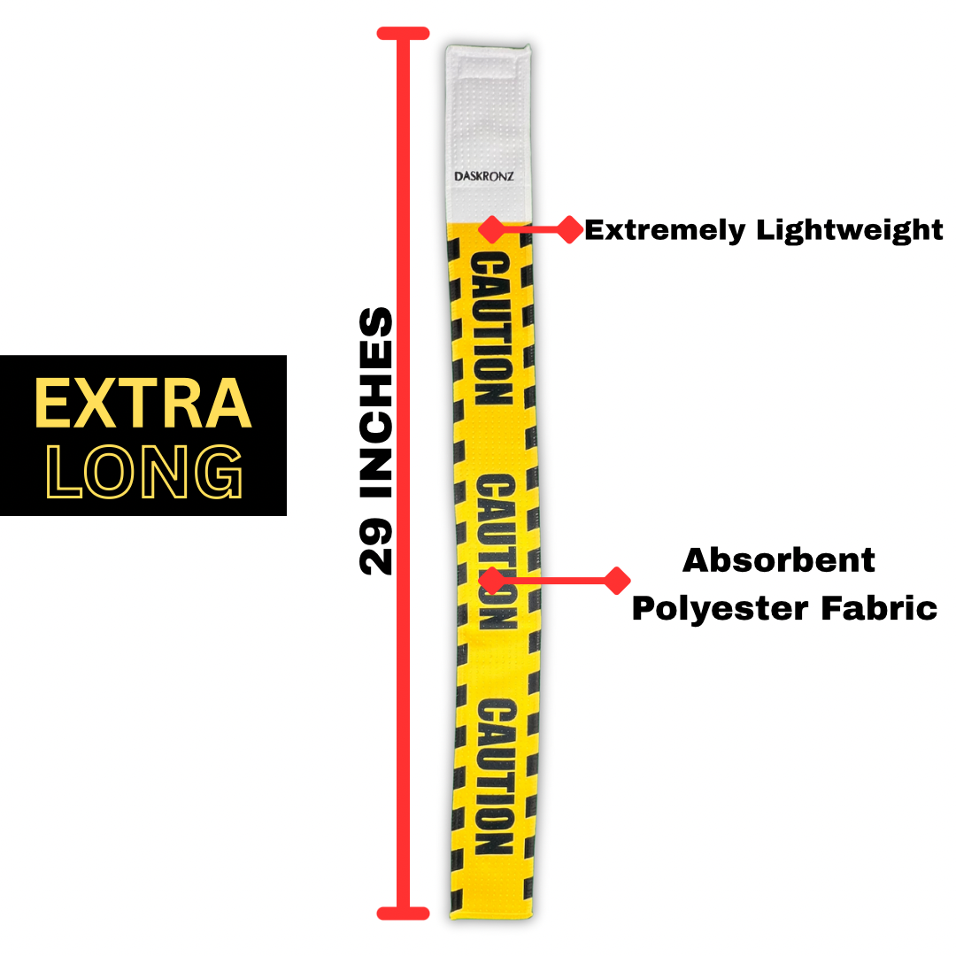 CAUTION STREAMER TOWEL